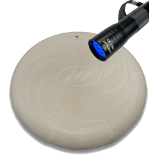 Moby Soft Frisbee - Selbstleuchtende Weiß - Inkl. UV Lampe