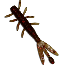 Moby Larry Larva - Motoroil Dark Red Glitter UV - 5,5cm