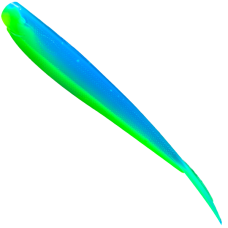Moby V-Tail 2.0 - Blue Chartreuse UV - 12.5cm
