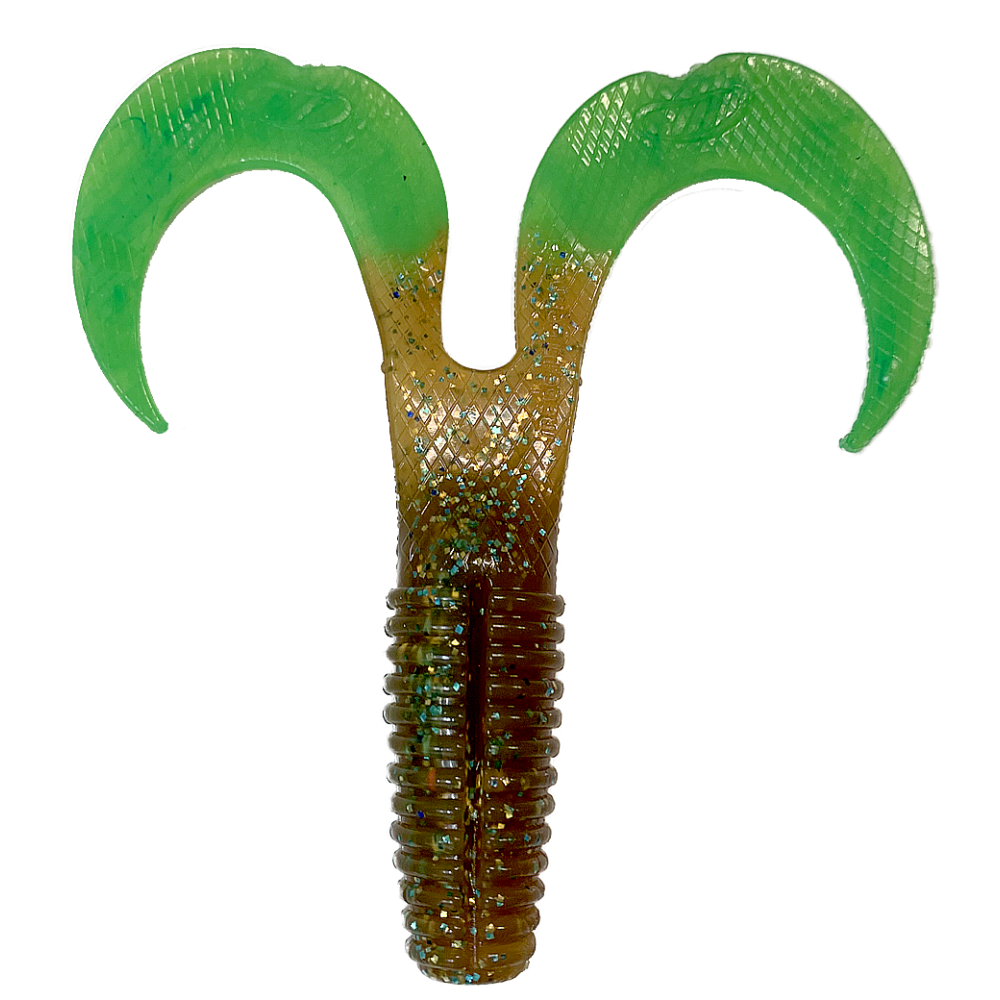 Moby Curly One - Motoroil Green UV
