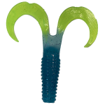Moby Curly One - Blue Chartreuse UV