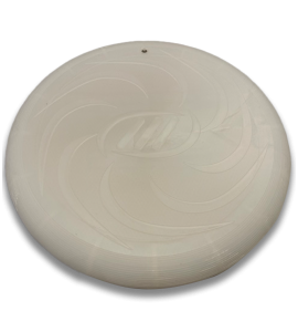 Moby Soft Frisbee -  Luminous White - Incl. UV Lamp For Quick Charging!