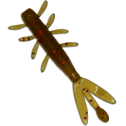 Moby Larry Larva - Motoroil Light Red Glitter UV - 5,5cm