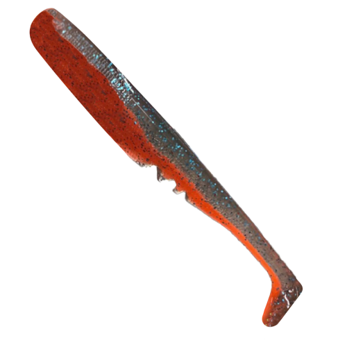 Limited Edition - Rackershad 17cm, Smokey Blue - Orange, UV Aktive