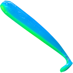 Moby Long Shad 2.0 - Blue Chartreuse UV