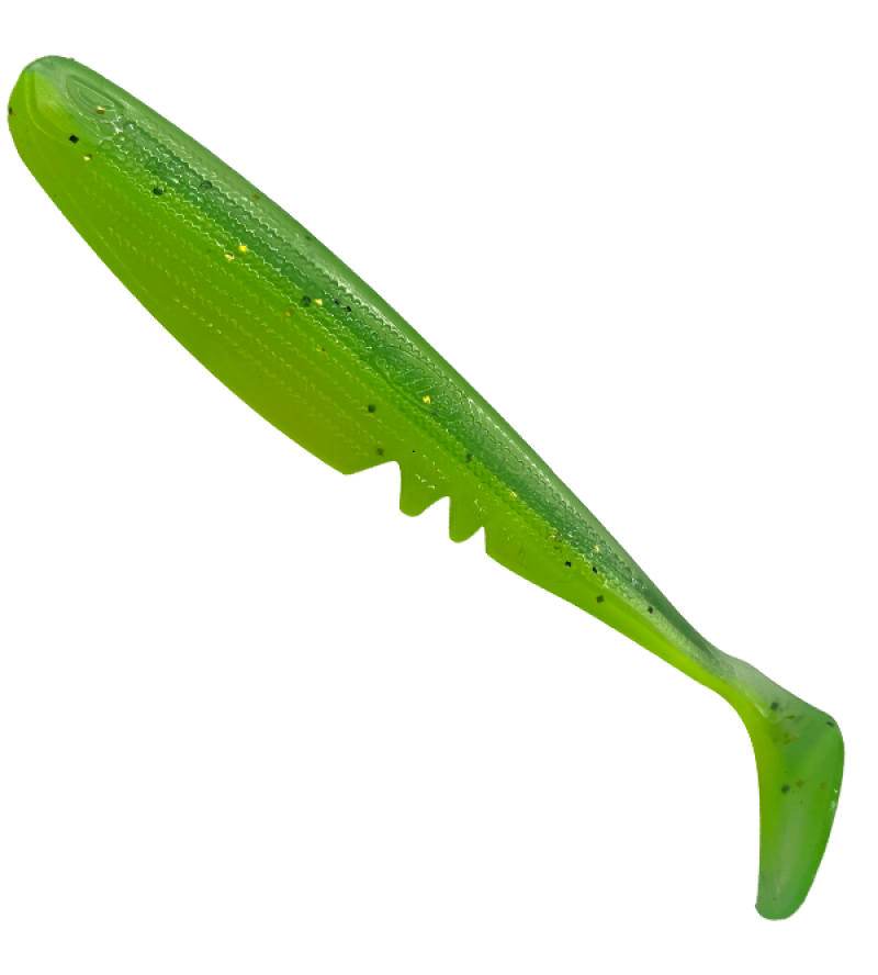 Moby Racker Shad - Green Chartreuse UV