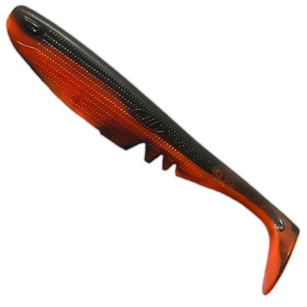 Moby Racker Shad - Black Orange UV