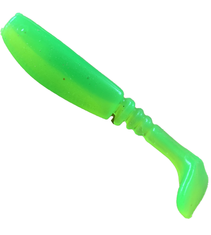 Moby Shad - Green Charteuse UV
