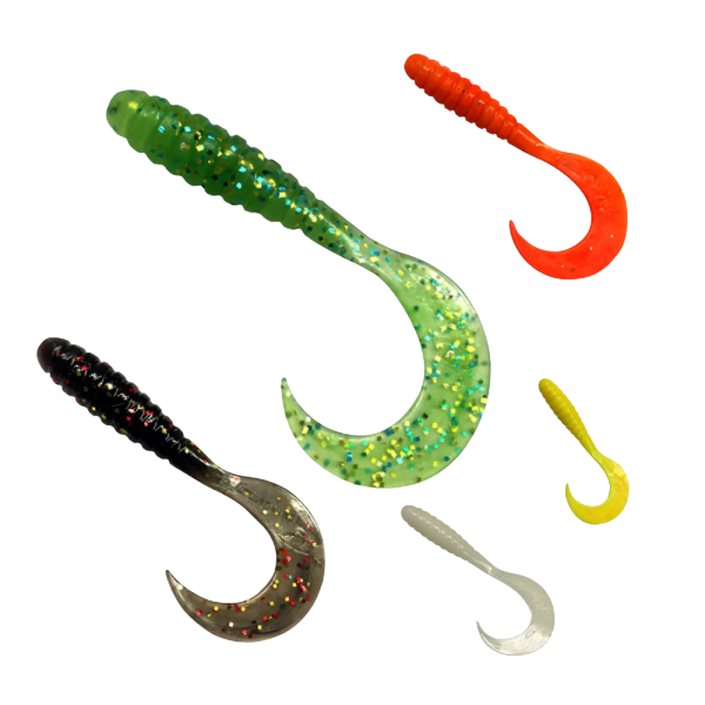 Twister - 7cm - Gemischte Farben - 5 Stk.