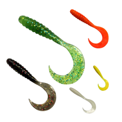 Twister - 7cm - Gemischte Farben - 5 Stk.