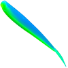V-Tail 2.0 - 12,5cm - Gemischte Farben - 5 Stk.
