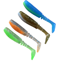 Moby Shad - Wild Mix - 7cm - 10 Pcs.